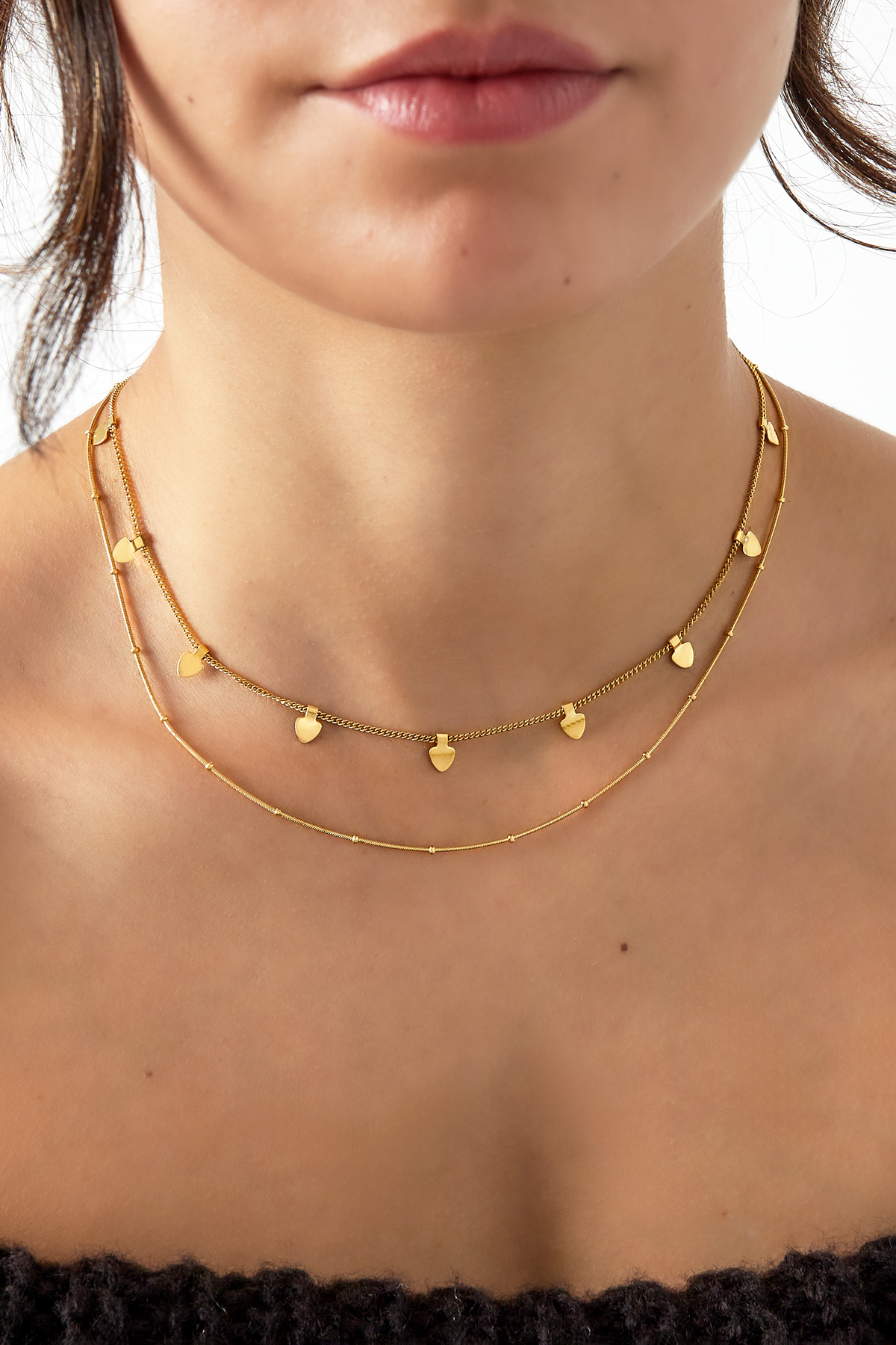 Layer up necklace - Gold color h5 Picture2